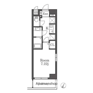 CATENACCIO周船寺【6階】の間取り