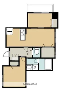 MODERN ASPIRATION 平尾駅前【6階】の間取り