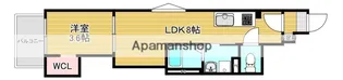 CRECIA周船寺【3階】の間取り