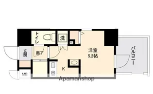 1Rの間取り画像