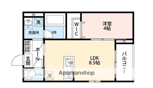 HS今宿【1階】の間取り