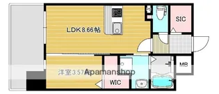 リファレンス六本松ビル【8階】の間取り