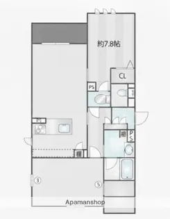 CENTRAL JIGYO【2階】の間取り