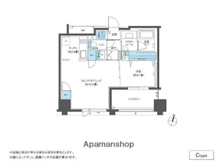 CLUB NEXUS 大濠西【4階】の間取り