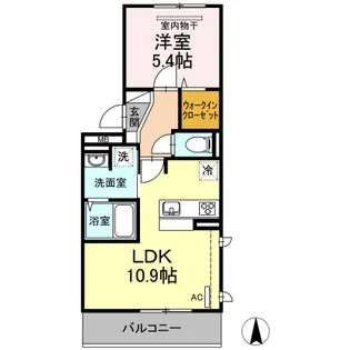 エミナール野間【3階】の間取り