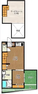 DREAMSTAGE今宿CHILLAX【1階】の間取り