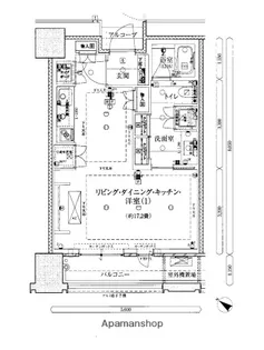 グランドメゾン福岡THE CENTRAL LUXE【4階】の間取り