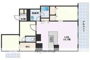 シャーメゾン博多駅南【3階】の間取り