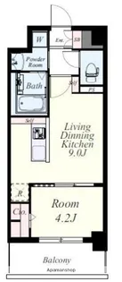 レジデンス23【7階】の間取り