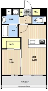 VALENTIA西公園【2階】の間取り