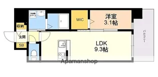 D.CLAREST MELDIA早良街道【8階】の間取り
