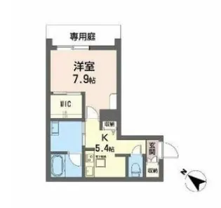 メゾン パルク 清水【1階】の間取り