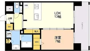 S-RESIDENCE大手門awesome【9階】の間取り