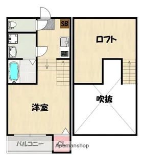 福岡県福岡市早良区賀茂1丁目【アパート】の間取り