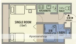 プロムナード【1階】の間取り