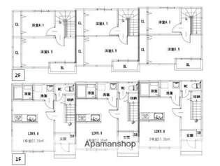 ENRICHE賀茂【1階】の間取り