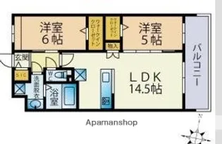 ビーコンヒル田島【5階】の間取り