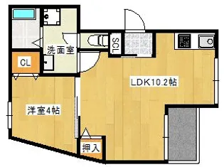 THE ROPPONMATSU【2階】の間取り