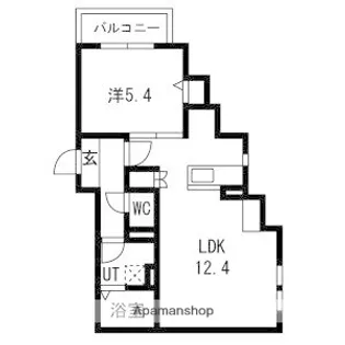 GLITTA野芥【1階】の間取り