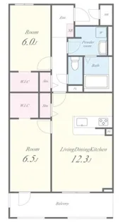 仮称)昭代1丁目プロジェクト【2階】の間取り