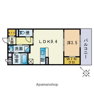 GD OHASHI APARTMENT【3階】の間取り