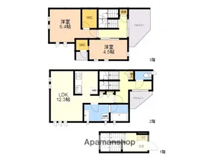 FAV六本松【2階】の間取り