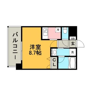 エンクレストNEO博多駅南【10階】の間取り