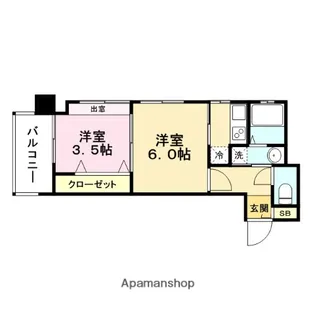 エステートモア・平尾倶楽部【7階】の間取り