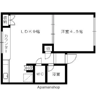 福岡県福岡市城南区友丘1丁目【マンション】の間取り