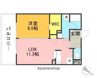 キルンズ博多駅南【12階】の間取り