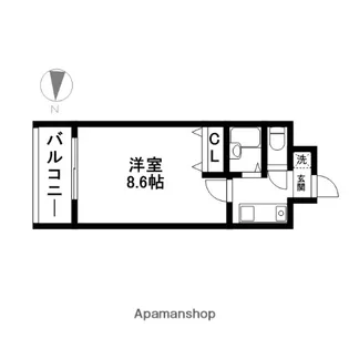 THE GLADE RESIDENCE EAST【8階】の間取り