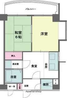 ダイアパレス大手門第2【3階】の間取り
