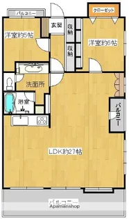 ダイアパレスグランデージ大名【4階】の間取り