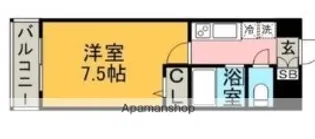 ピュアドームアプロード平尾【2階】の間取り