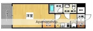 ピュアドームエスパリエ博多【6階】の間取り