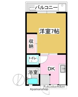 エバグリーンハウス【2階】の間取り