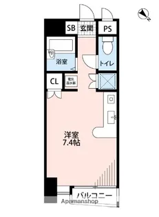 博多祇園エクセル43【2階】の間取り