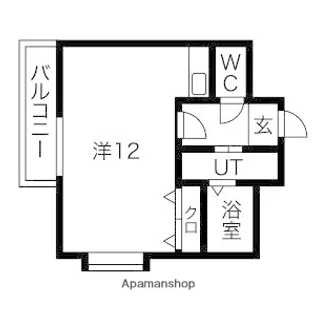 ル・レーヴ薬院【8階】の間取り
