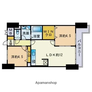 シティマンション平尾Ⅱ【5階】の間取り