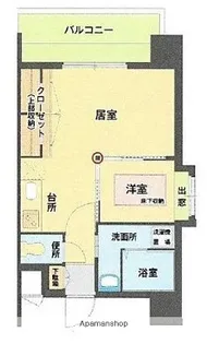 エステートモア平尾公園通り【10階】の間取り