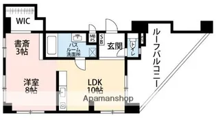 ライオンズマンション南薬院【11階】の間取り