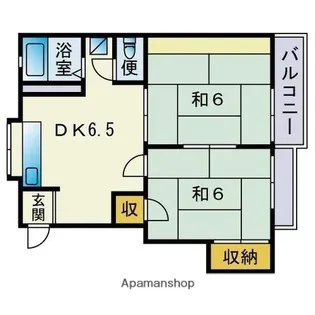アネックス清水【2階】の間取り