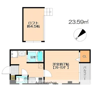 イル・グラッツィア高宮Ⅰ【3階】の間取り