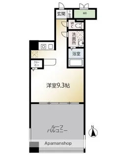 キャッスル大手門【2階】の間取り