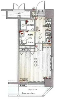 エンクレスト渡辺通【6階】の間取り