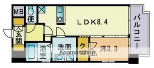 ハーベスト大濠【4階】の間取り