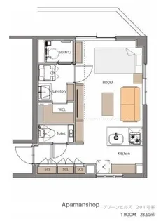 グリーンヒルズ平尾【2階】の間取り