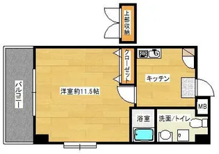 大名本田ビル【6階】の間取り