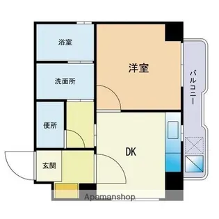 ハイネス白金【4階】の間取り