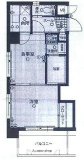 エステートモア博多グランA・B棟【7階】の間取り